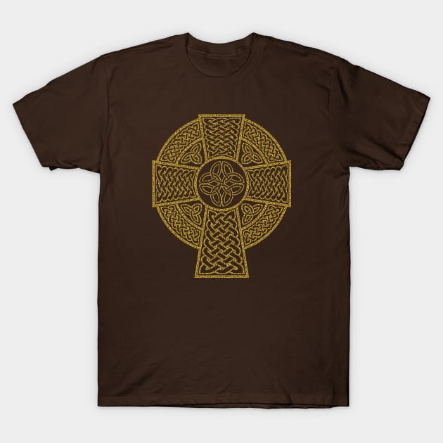Irish Celtic Cross T-Shirt by Ricardo77
